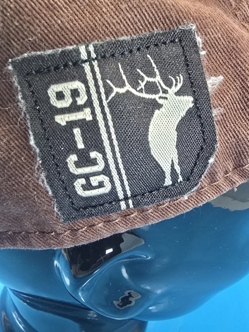 G54 Grand Canyon Elk Brown Distressed Strapback Hat